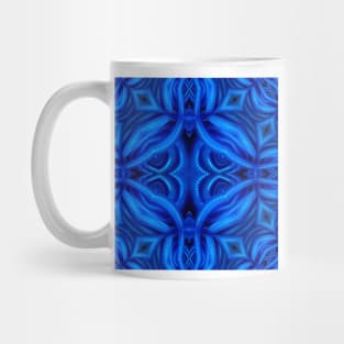 FLORAL FANTASY in NEON BLUE Mug